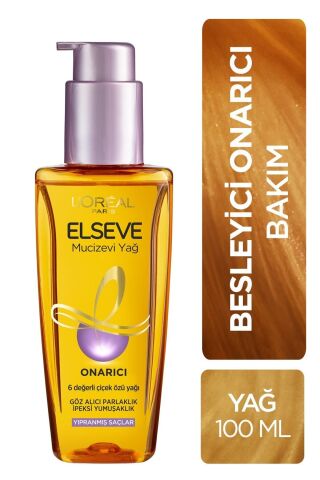 Elseve Yıpranmış Saçlar Için Mucizevi Saç Bakım Yağı 100 ml + 100 ml 2 Adet 22935407