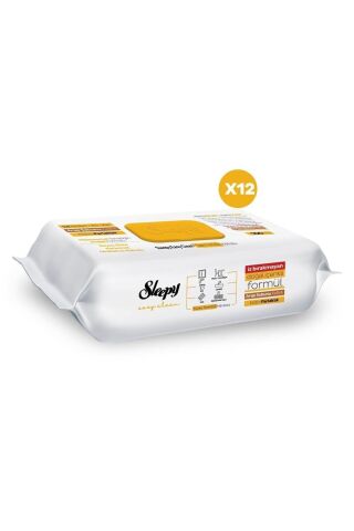 Sleepy Easy Clean Arap Sabunu Katkılı Yüzey Temizlik Havlusu 100' Lü X 12 Adet