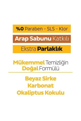Sleepy Easy Clean Arap Sabunu Katkılı Yüzey Temizlik Havlusu 100' Lü X 12 Adet