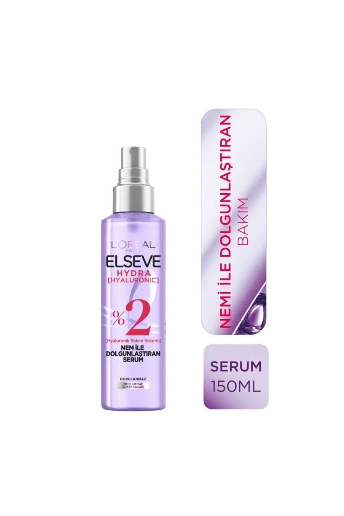 Elseve Loreal Paris Hydra Hyaluronic Nem Ile Dolgunlaştıran Serum 150 Ml