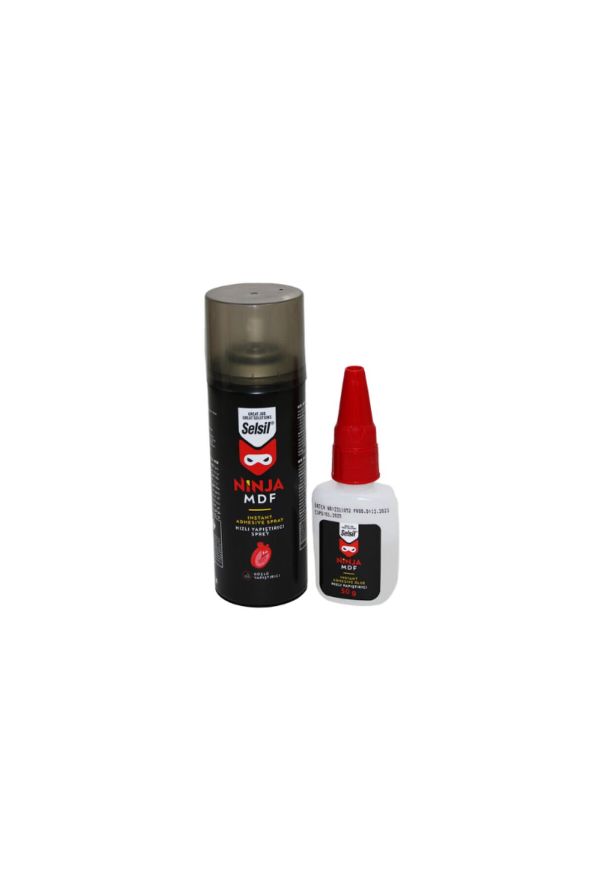 Selsil Ninja 400 ml ve Aktivatör 100 gr Hızlı Yapıştırıcı Sprey