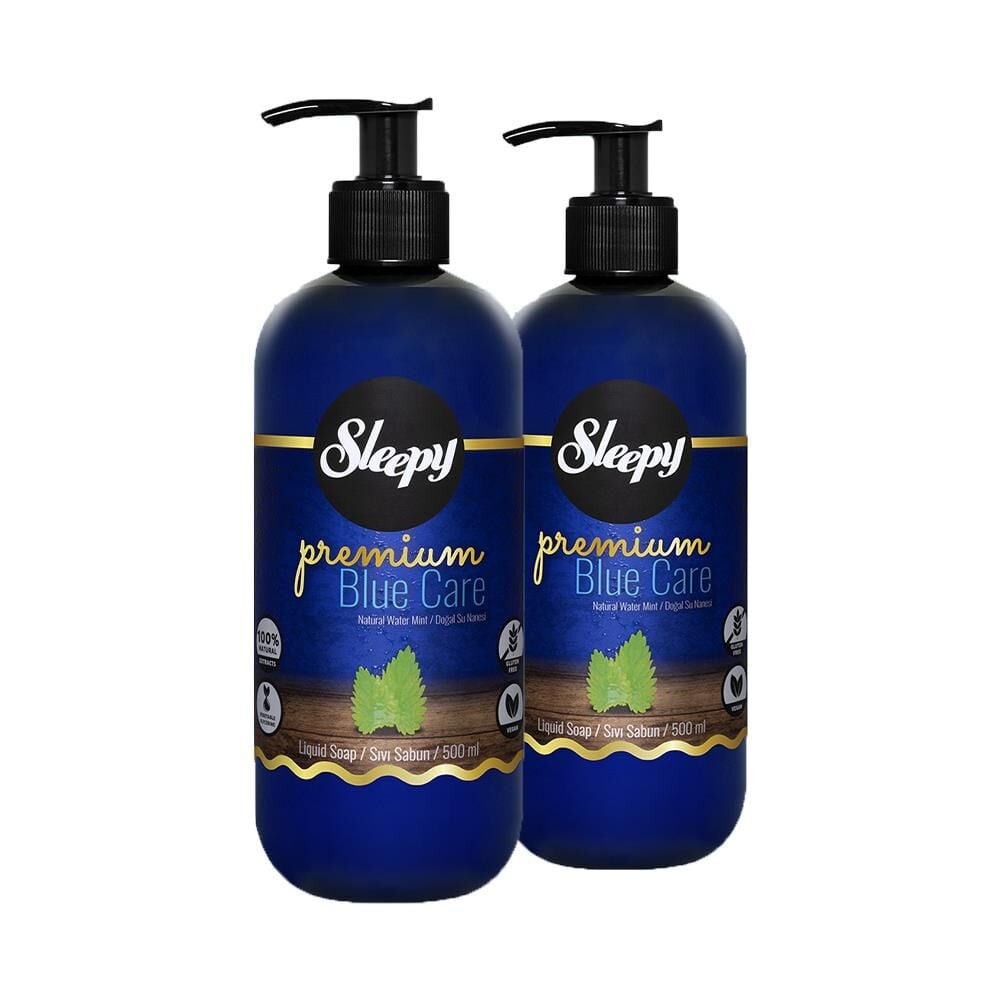 Sleepy Premium Blue Care Sıvı Sabun Su Nanesi 500 ml x 2