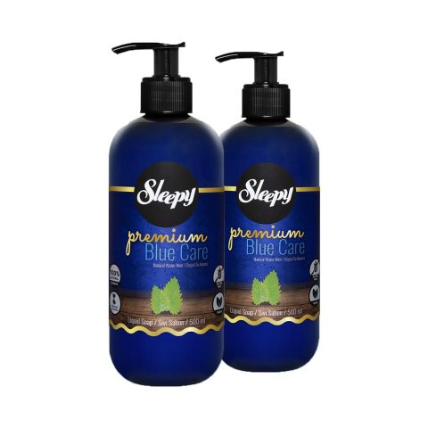 Sleepy Premium Blue Care Sıvı Sabun Su Nanesi 500 ml x 2