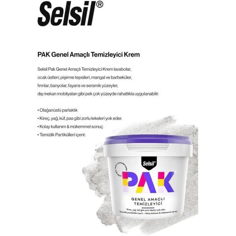 Selsil Pak Genel Amaçlı Mucize Temizleyici 500 gr