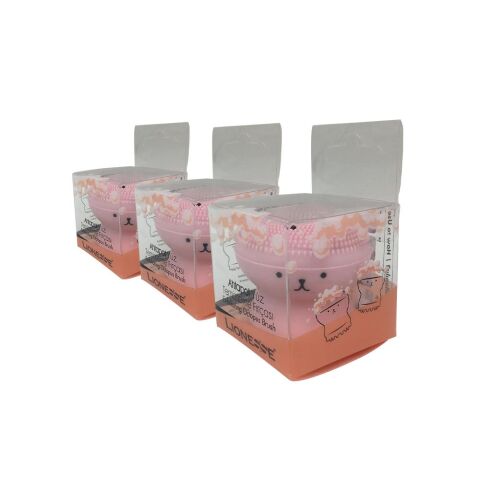 Tarko Lionesse Ahtapot Yüz Temizleme Fırçası - Açık Pembe x  3