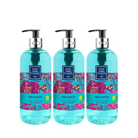 Eyüp Sabri Tuncer Doğal Zeytinyağlı Sıvı Sabun Okyanus 500 ml x 3 Adet