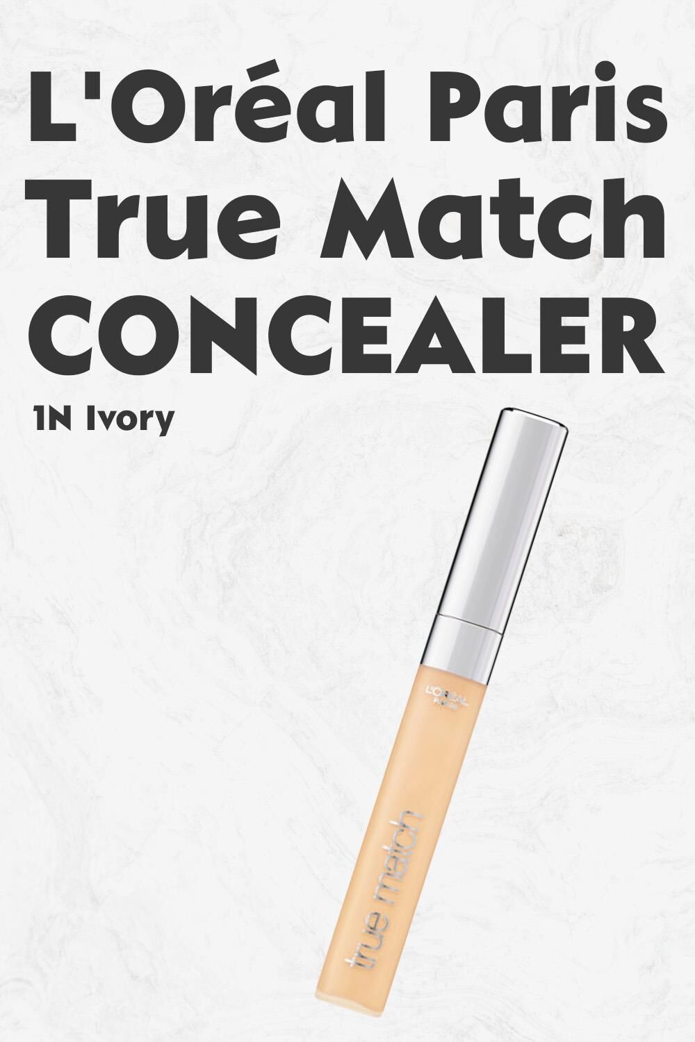 Loreal Paris True Match Concealer 1N Ivory