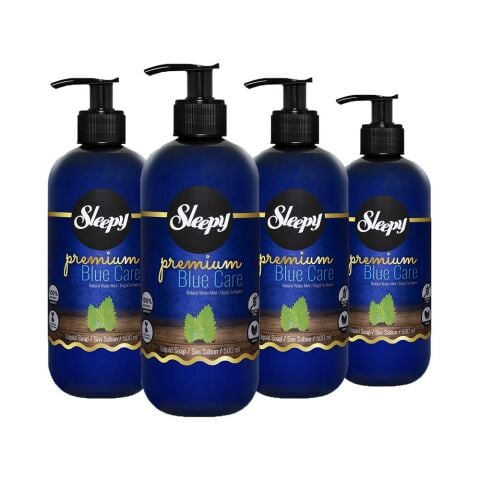Sleepy Premium Blue Care Sıvı Sabun Su Nanesi 500 ml x 4