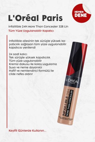 Loreal Paris Infaillible 24H More Than Concealer 328 Lin