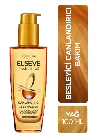 Elseve L'oréal Paris Mucizevi Canlandırıcı Bakım Yağı 100 ml