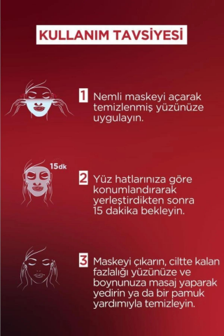 3 Adet Loreal Paris Revitalift Lazer X3 Yaşlanma Karşıtı Maske 28 gr ve ROSIE