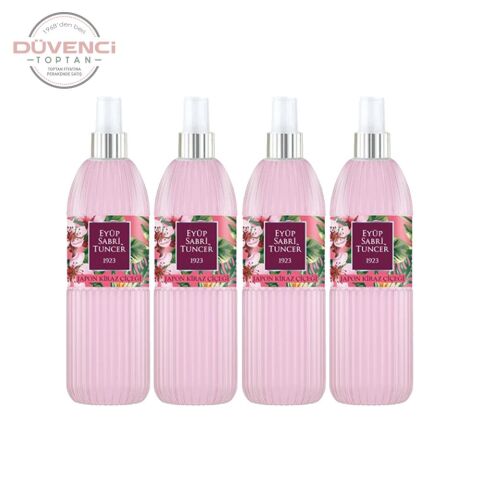 Eyüp Sabri Tuncer  Japon Kiraz Çiçeği Kolonyası Silindir Pet Şişe Sprey 150 ML x 4 Adet