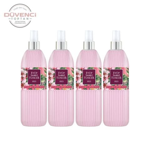 Eyüp Sabri Tuncer  Japon Kiraz Çiçeği Kolonyası Silindir Pet Şişe Sprey 150 ML x 4 Adet