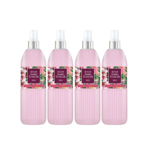 Eyüp Sabri Tuncer  Japon Kiraz Çiçeği Kolonyası Silindir Pet Şişe Sprey 150 ML x 4 Adet