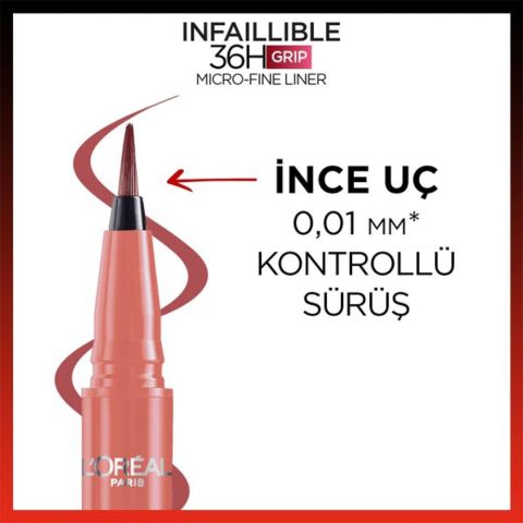 Loreal Paris Infaillible Grip Eyeliner 03 Ancient Rose