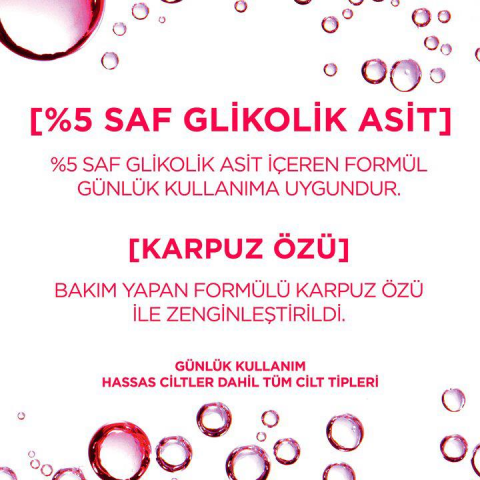 3 Adet Loreal Paris Revitalift Peeling Etkili Tonik 180 ml ve ROSIE
