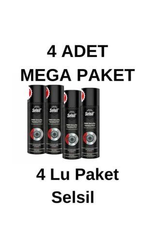 Selsil Balata Spreyi 500 ml 4 Lu Paket