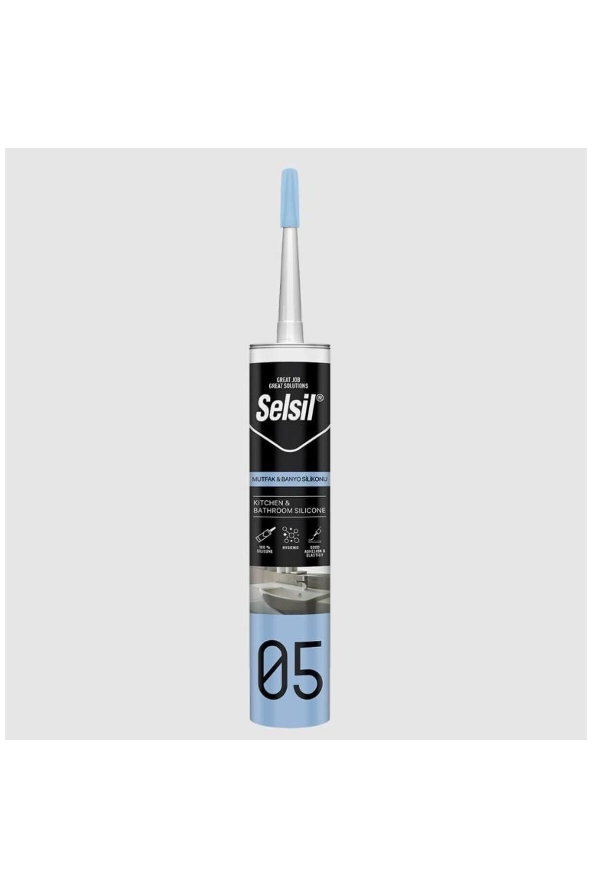 Selsil Mutfak Duşakabin Silikonu Beyaz 280 ml