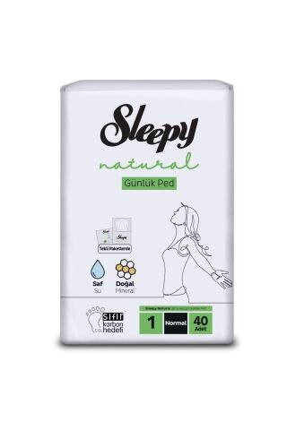 Natural Ultra Hassas Günlük Ped Normal 40 Adet Ped