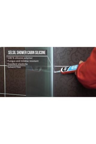 Selsil Mutfak ve Banyo Silikonu 280ml (BEYAZ)