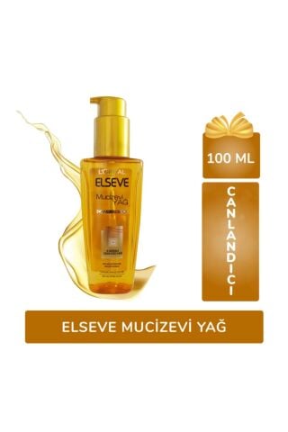 Elseve Canlandırıcı Mucizevi Yağ 100 Ml-saç Canlandırmaya Yardımcı Ürün