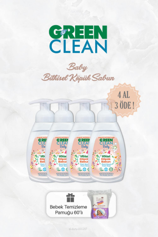 4 AL 3 ÖDE Bitkisel Bebek Köpük Sabun Portakallı 450 ml