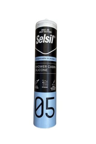 Selsil Mutfak Duşakabin Silikonu Şeffaf 280 ml