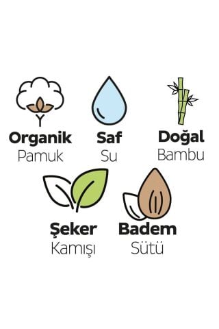 Sleepy Bio Natural Yenidoğan Islak Bebek Bakım Havlusu 8x40 (320 YAPRAK)