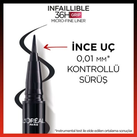 Loreal Paris Infaillible Grip Eyeliner 01 Obsidian - Siyah