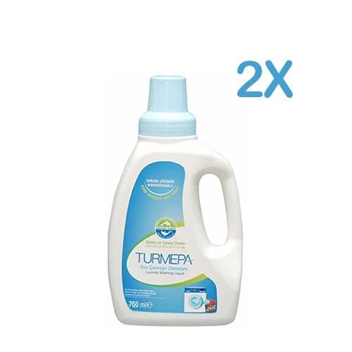 Turmepa Sıvı Çamaşır Deterjanı 750 ml X 2 Adet