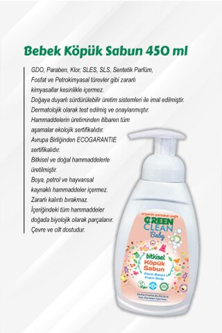 Gren Clean 5 Al 4 Öde Bebek Köpük Sabun 450 ML ve Rosie Pamuk