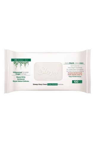 Sleepy Easy Clean Yüzey Temizlik Havlusu 100' Lü 9 Paket