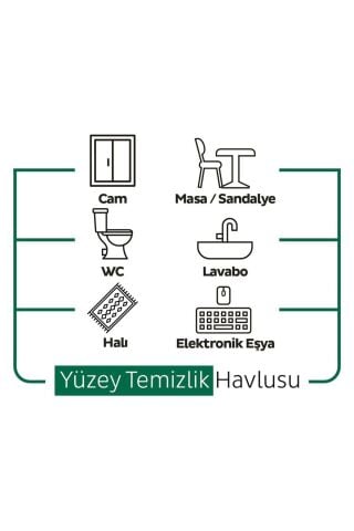 Sleepy Easy Clean Yüzey Temizlik Havlusu 100' Lü 9 Paket
