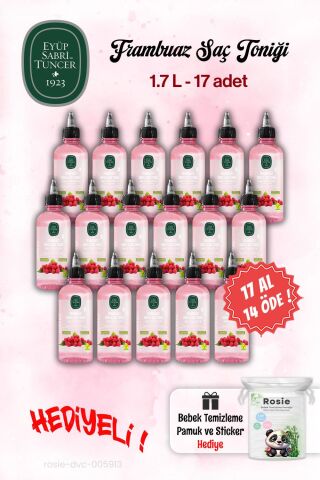 Eyüp Sabri Tuncer 17 AL 14 ÖDE Sirke Frambuaz Tonik 100 ml ve Rosie