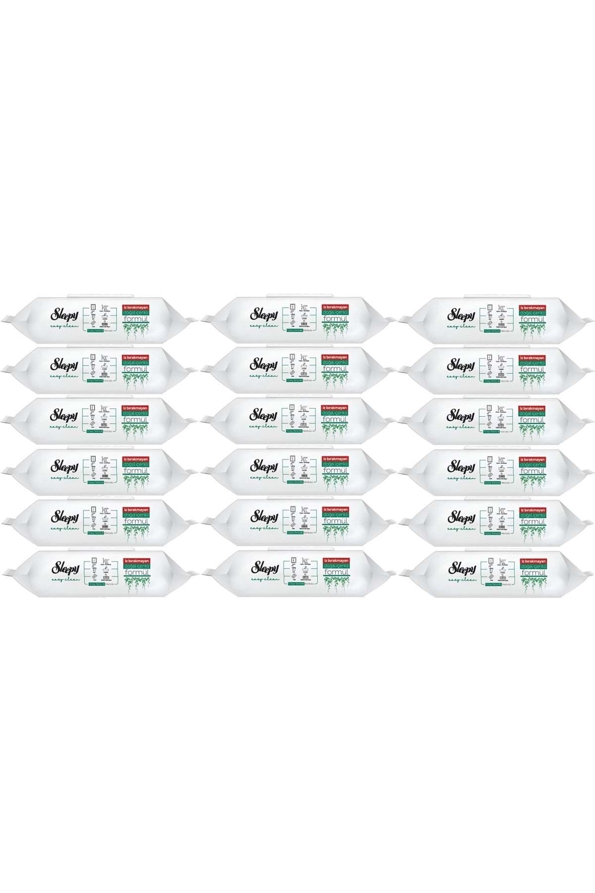 Sleepy Easy Clean Yüzey Temizlik Havlusu 100'lü (18 Li Set) 1800 Yaprak