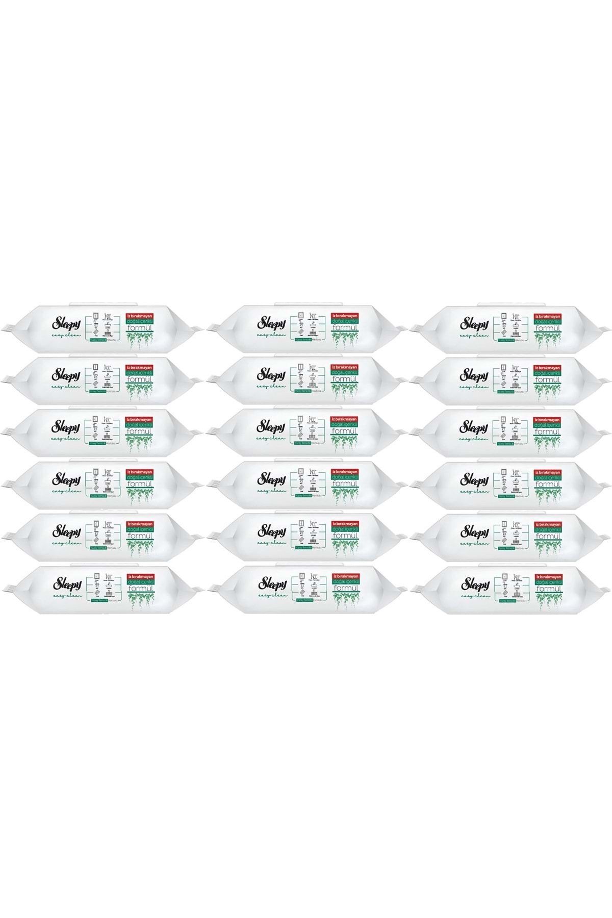 Sleepy Easy Clean Yüzey Temizlik Havlusu 100'lü (18 Li Set) 1800 Yaprak