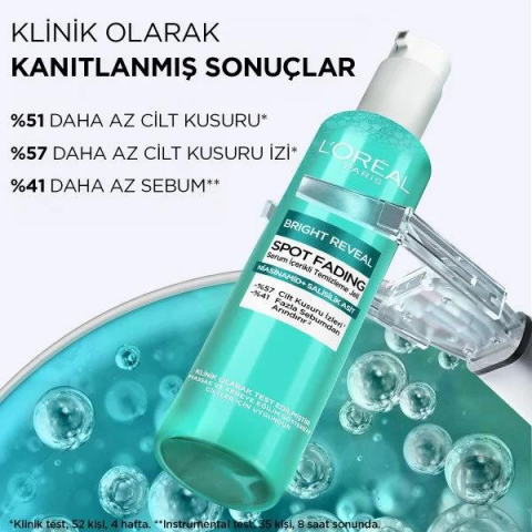 3 Adet Loreal Paris Bright Reveal Cilt Kusuru Karşıtı Yüz Temizleme Jeli 150 ml ve ROSIE
