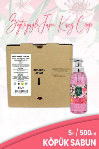 Eyüp Sabri Tuncer Köpük Sabun Japon Kiraz Çiçeği 5000 ml ve 500 ML