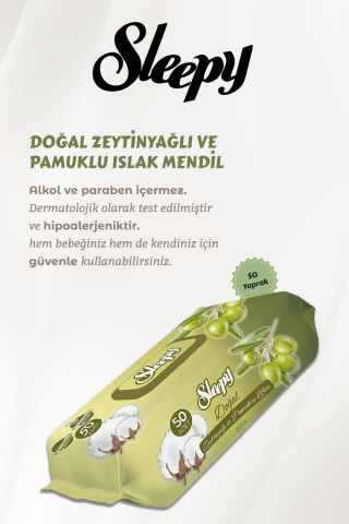 Sleepy 3'lü  Yenidoğan Hassas Bakım Seti ve ROSIE