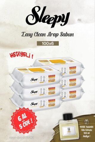 Sleepy Arap Sabun 100'lü 6 AL 5 ÖDE, Rosie Yasemin Oda Kokusu