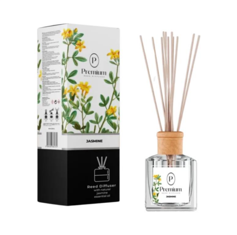 Premium Reed Diffuser Jasmıne (Yasemin) Oda Kokusu 100 ml