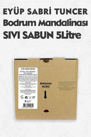 Eyüp Sabri Tuncer Bodrum Mandalinası Doğal Zeytinyağlı Sıvı Sabun 5 lt