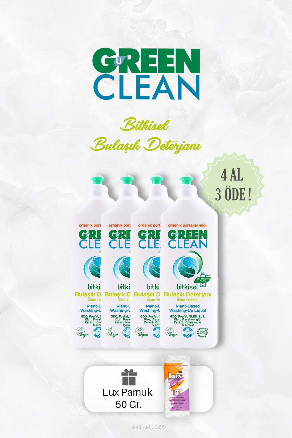 4 AL 3 ÖDE Bitkisel Elde Bulaşık Deterjanı 730 ml