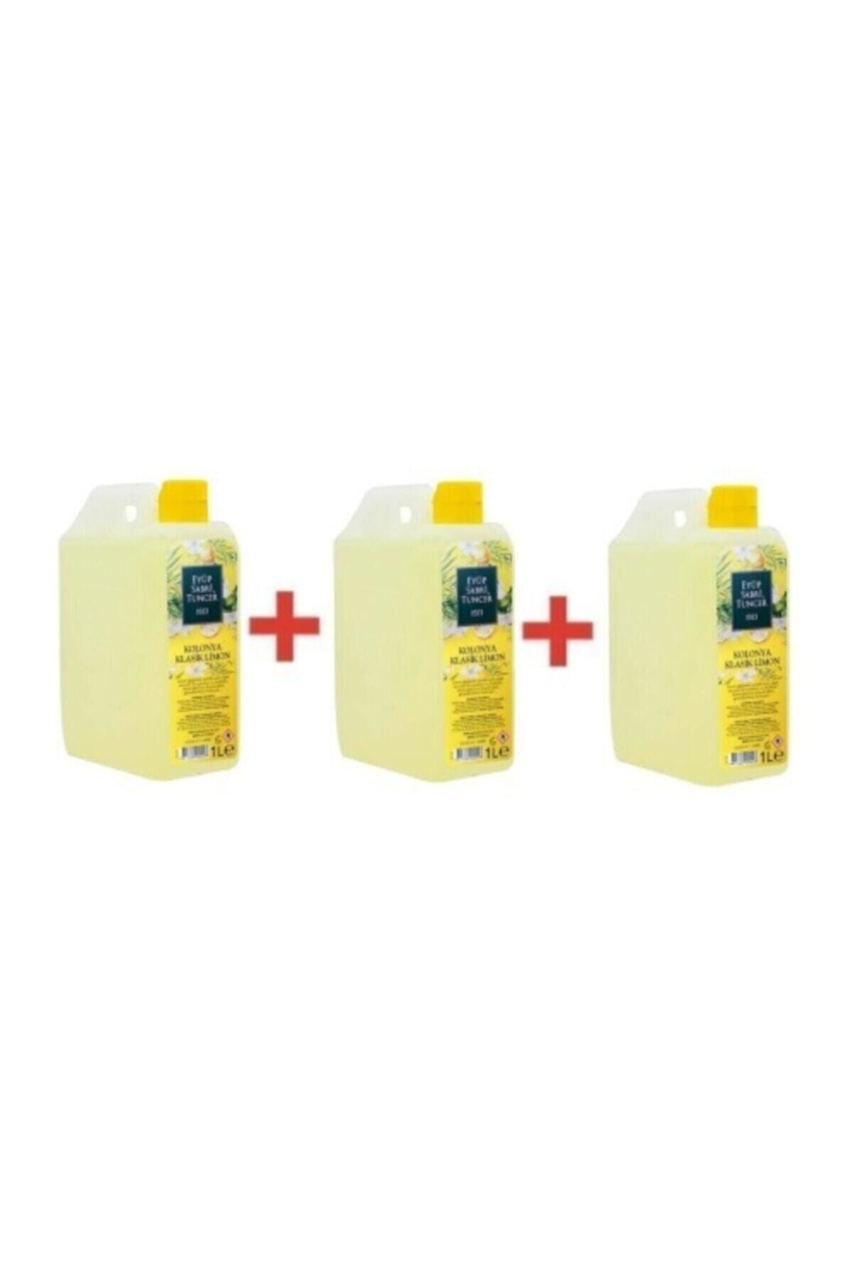 Eyüp Sabri Tuncer 1 Litre Limon Kolonya x 3 Adet