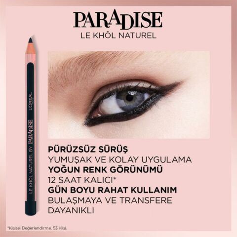 Loreal Paris Paradise Göz Kalemi 101 Midnight Black