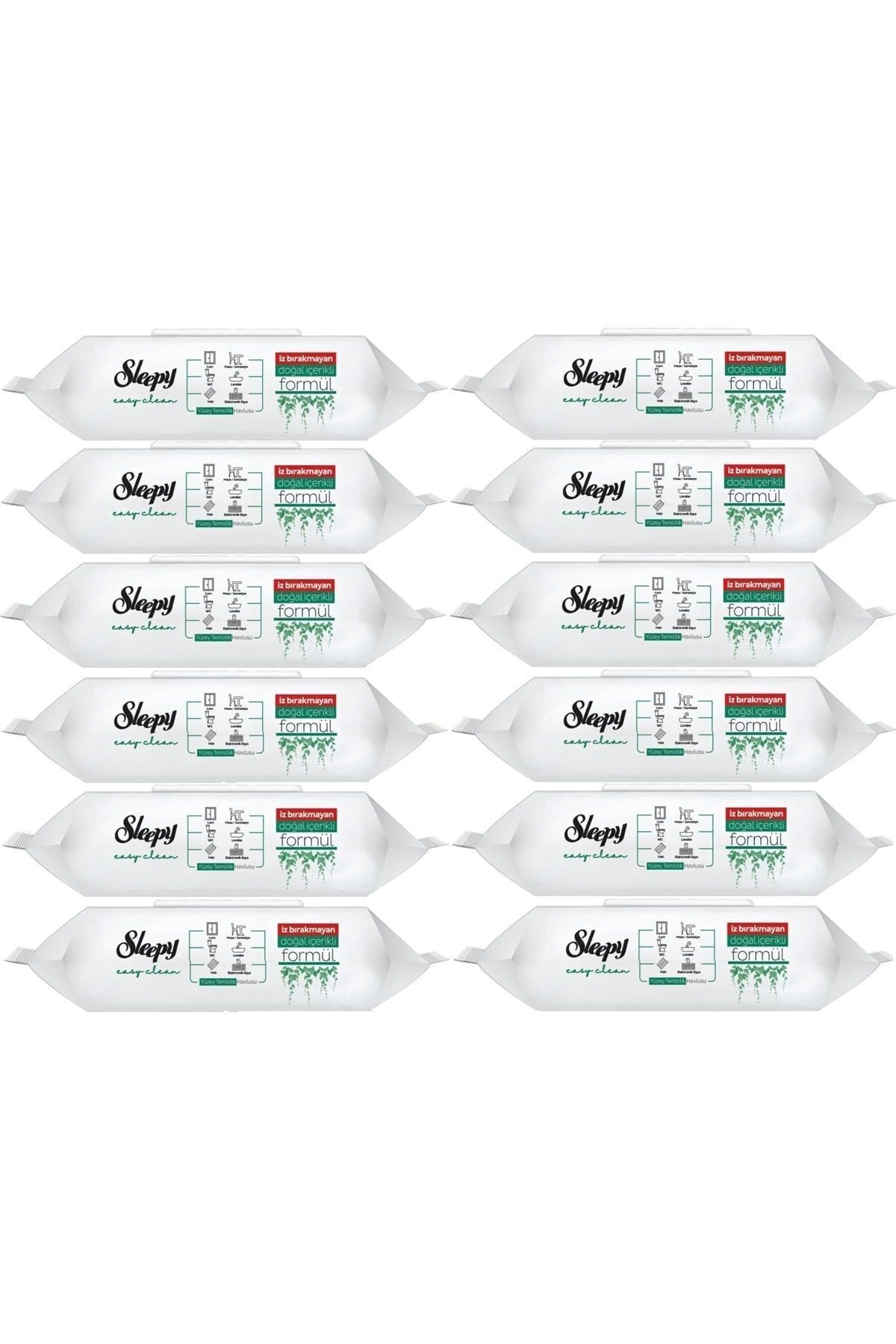 Sleepy Easy Clean Yüzey Temizlik Havlusu 100 Yaprak (12 Li Set) 1200 Yaprak