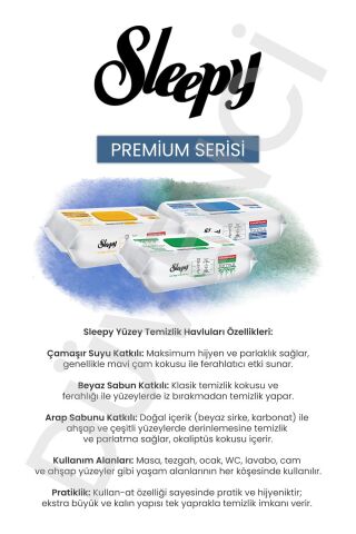 Sleepy Islak Mendil Mega Fırsat Paketi (12 Paket x 100 yaprak) ve Oda Kokusu