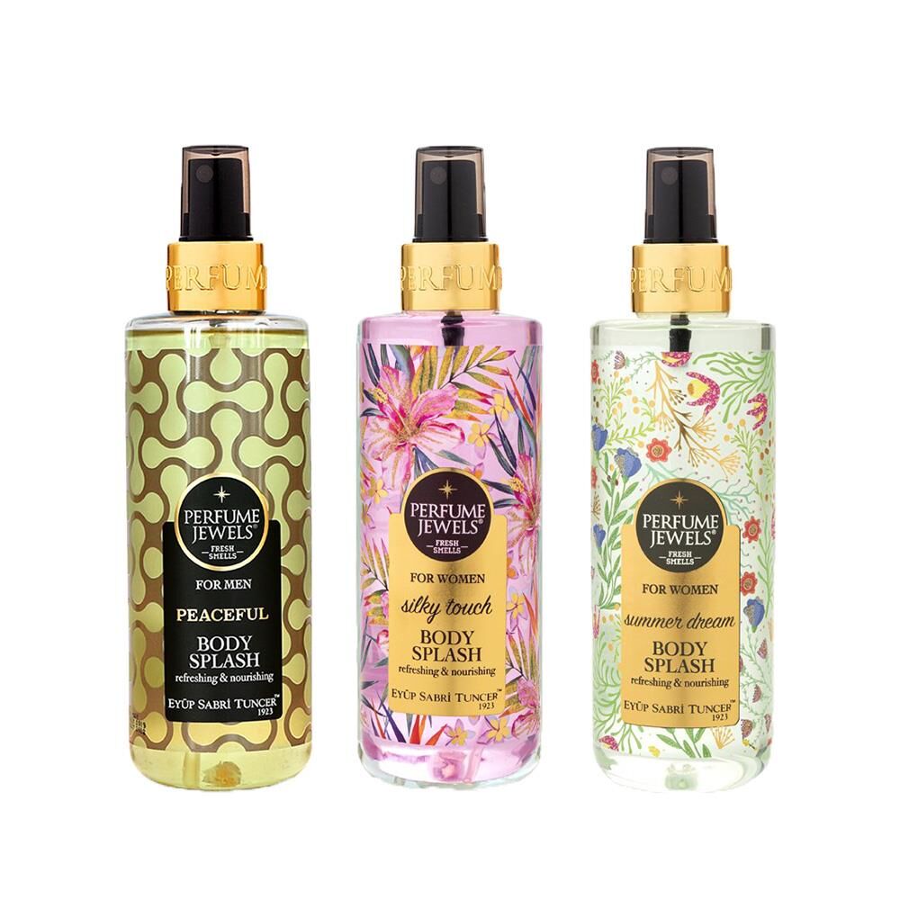 Eyüp Sabri Tuncer Vücut Spreyi Peaceful, Silky Touch ve Summer Dream