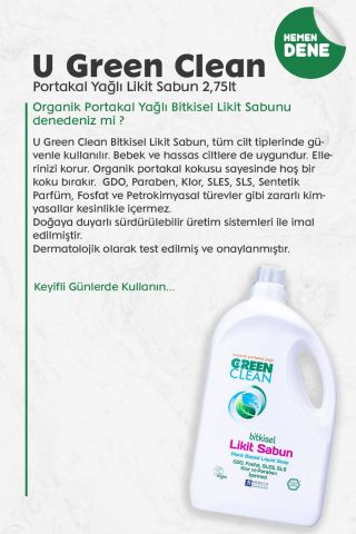 Green Clean Likit Sabun 2.75 lt