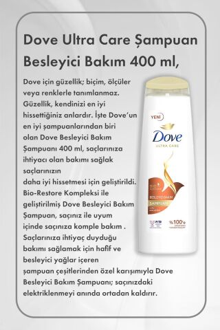 Sleepy Natural Ultra Hassas Günlük Ped Uzun 32 Adet X 8 ve Dove Besleyici Bakım 400 ml